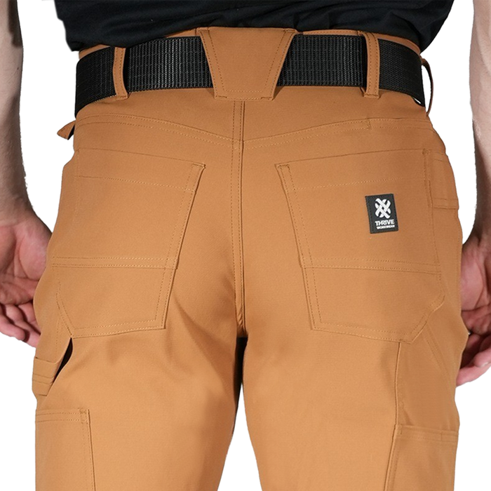 Style 053 DILLON-PRO Utility Knee Pad Work Pants - Compatible with SQUISH® Knee Pad Inserts (Not Included) - Rust - Thrive Workwear