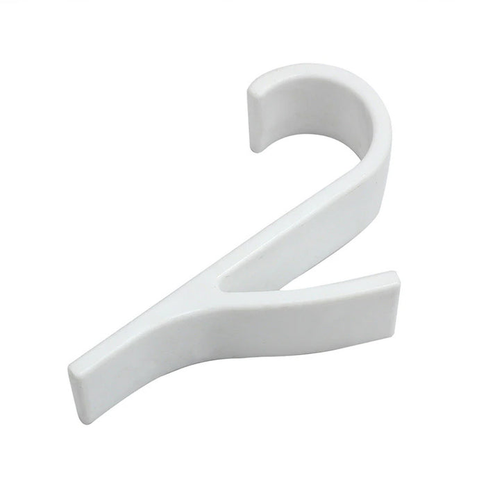 Pack of 10 Kitchen and Bathroom Hanging Clips Movable Hanging Storage