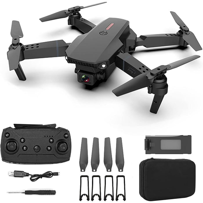 1080P Wide Angle Dual HD Foldable E88Pro 4K RC Drone