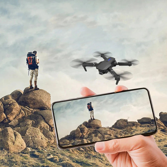 1080P Wide Angle Dual HD Foldable E88Pro 4K RC Drone