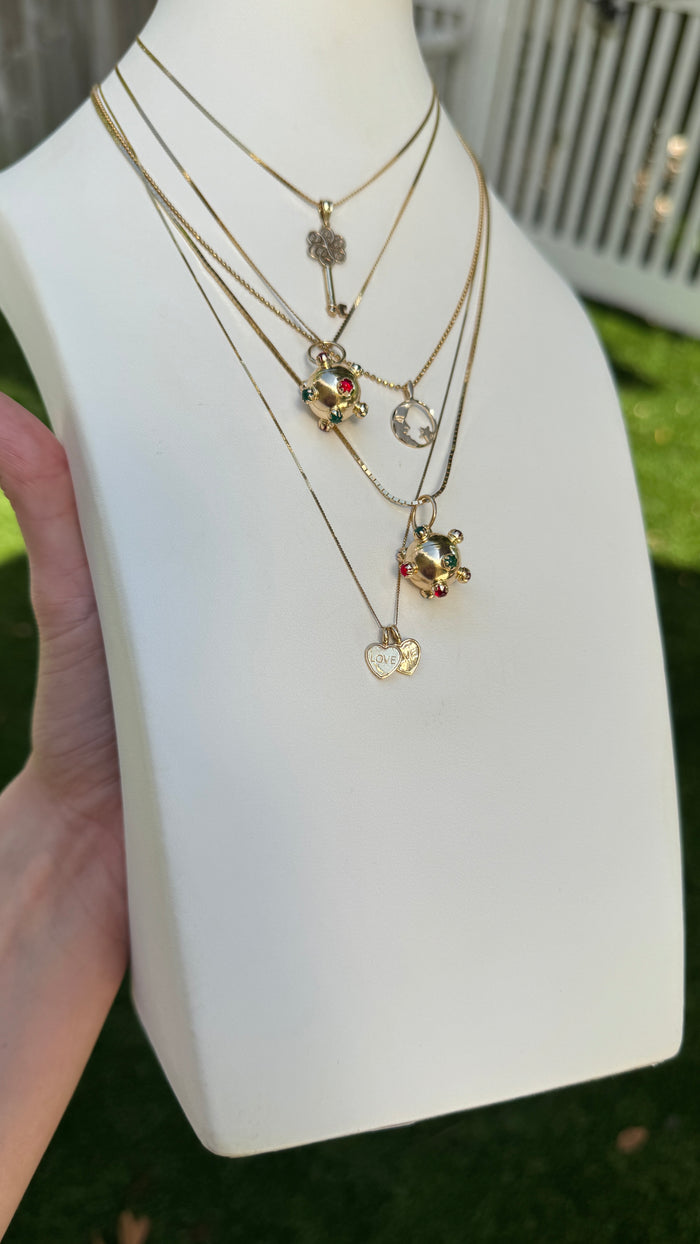 10k Mini heart LOVE charm