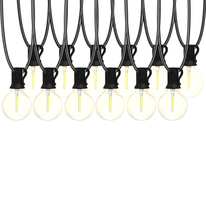 LUMIRO 12-Bulb Solar Patio String Lights | Multiple Modes