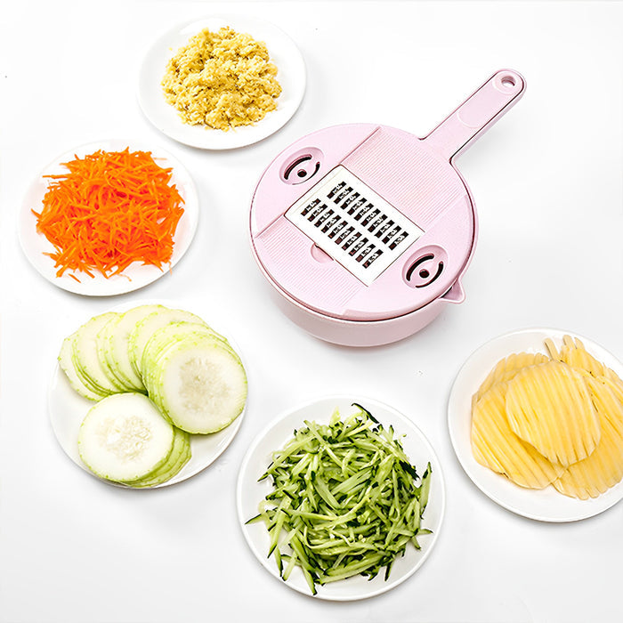 12 in 1 Manual Multi-Function Vegetable Cutter Slicer For Kitchen