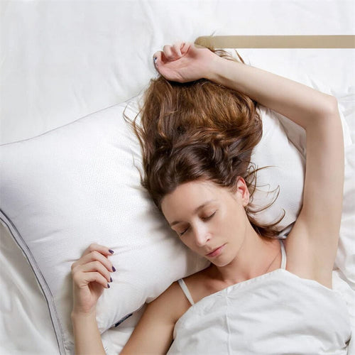1/2 Pack High Resilience Pillows with Breathable Washable Pillowcases