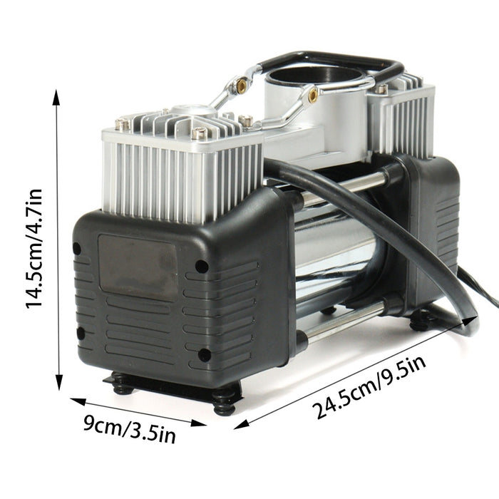 12V 150PSI Car Air Compressor Portable Tyre Deflator Inflator Pump 4WD Car Truck