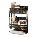 STORFEX 2 Layer Magnetic Spice Rack Refrigerator Shelf