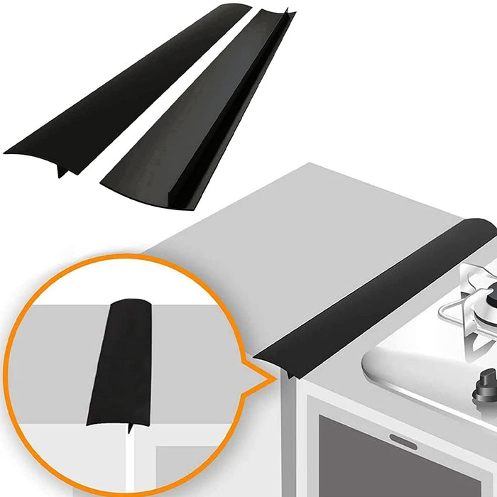 2 Pack Silicone Stove Gap Covers Heat Resistant