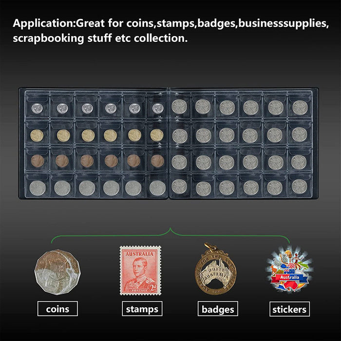 2X 240 Coins Australian Coin Storage Book Collection Folder