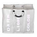 3 Grid Foldable Laundry Basket Bag Dirty Laundry Basket