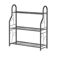 GREENHAVEN 3 Tier Metal Plant Stand - Sturdy Display Rack for Indoor and Outdoor Use