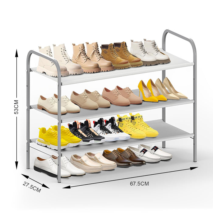 STORFEX 3-Tier Stackable Shoe Rack - Versatile Shoe Storage Organizer