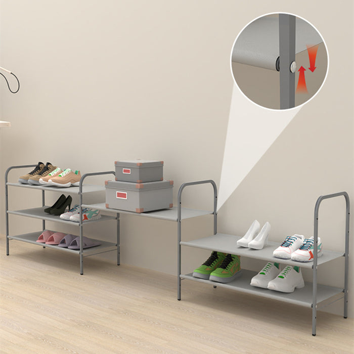STORFEX 3-Tier Stackable Shoe Rack - Versatile Shoe Storage Organizer