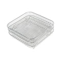 3 Layers Air Fryer Rack Stackable Grilling Rack Stainless Steel