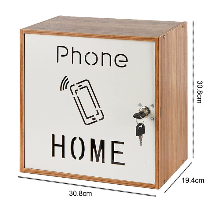30 Slots Smartphone Lock Up Safe Storage Cabinet Box with Key