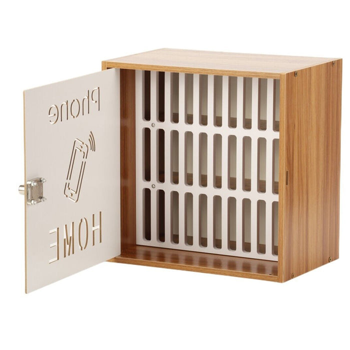 30 Slots Smartphone Lock Up Safe Storage Cabinet Box with Key