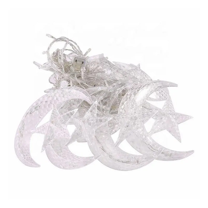 3.5m LED Curtain String Light Star & Moon Home Decorative Fairy Lamp