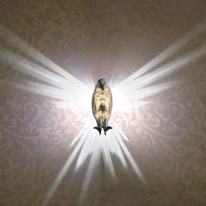 3D Resin Animal Statue and Wall Lamp Home Decoration- Battery Operated
