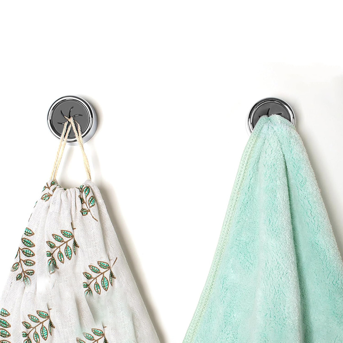 3PCS Non Punching Wall Hanging Dishwashing Cloth Storage Clip Towel Rack Hole Clip