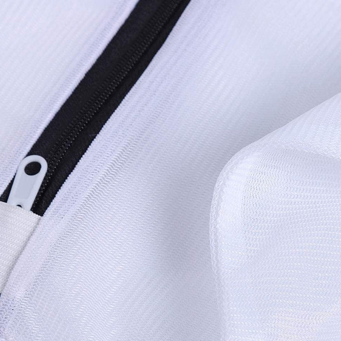 4Pcs Rectangular Mesh Laundry Bags for Delicates with Non-Rust Zippers