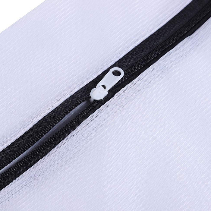 4Pcs Rectangular Mesh Laundry Bags for Delicates with Non-Rust Zippers