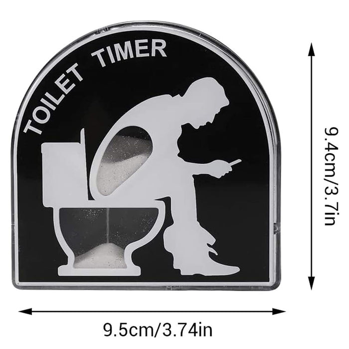 5-minute Toilet Hourglass Sand Timer and Decompression Toy- Men and Women