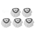 5-Piece 360 Rotating Mop Head Replacement Microfiber Refills