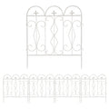 5pcs Decorative Garden Fence Outdoor Border Animal Barrier Fence