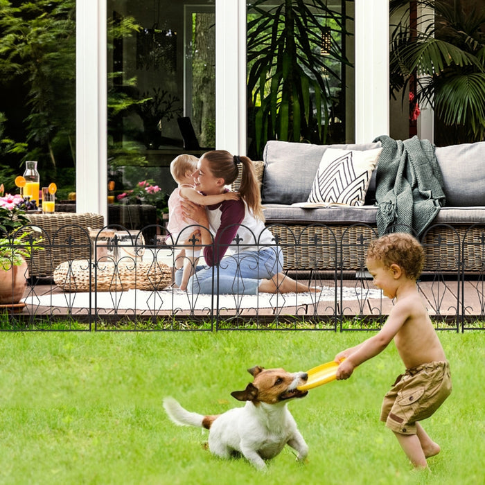 5pcs Decorative Garden Fence Outdoor Border Animal Barrier Fence
