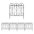 5pcs Outdoor Rustproof Landscape Border Folding Patio Fences