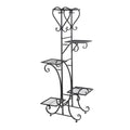 5 Tier Metal Plant Stand Shelf Anti Rust Iron Garden Flower Pot