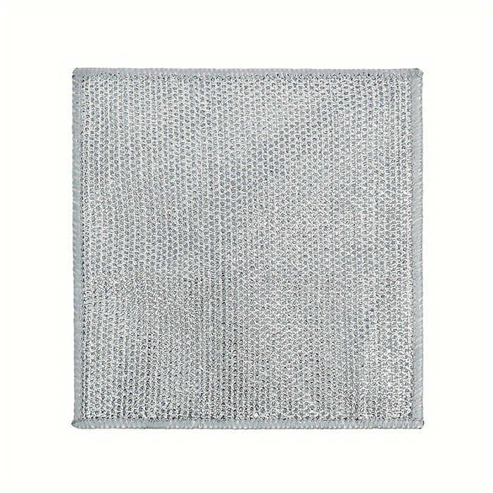 5/10pcs Non-stick Oil-free Mesh Wire Dishwashing Cloth For Kitchen Stove Dishwashing And Pot Washing