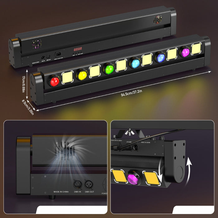 6 LED RGBW 4IN1 DMX Wall Wash Lamp