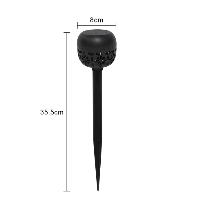 LUMIRO 6 Pack Weatherproof Solar Garden Lights -Warm Light