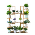 9-Tier Extra Large Bamboo Plant Stand – Spacious Elegance for Plant Display