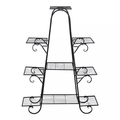 9 Tier Metal Plant Shelf Stand Multilayer Potted Display Rack Patio