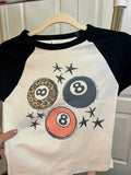 Three 8 Ball Baby Tee