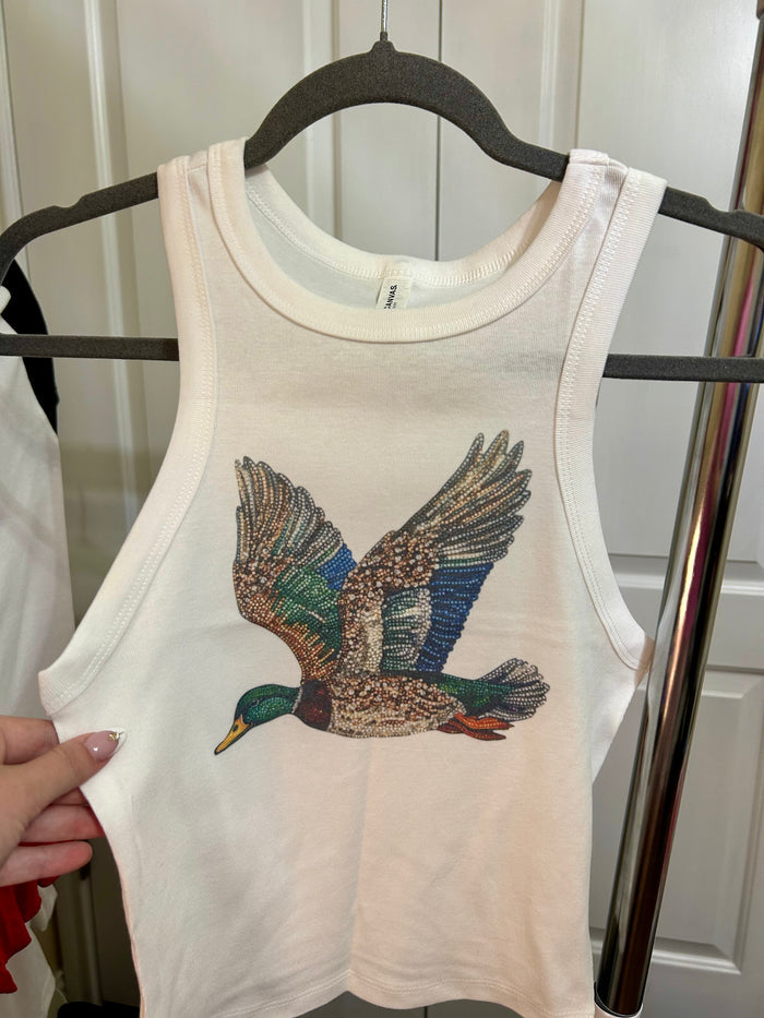 Rhinestone Mallard Tank