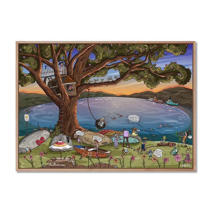Canvas / A1 (594 x 841mm) Most Popular size / Oak