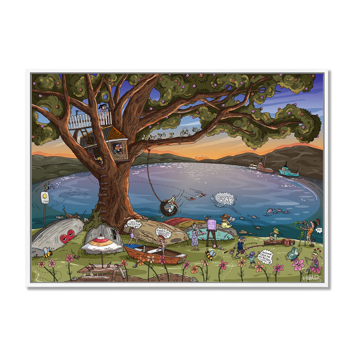 Canvas / A1 (594 x 841mm) Most Popular size / White