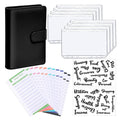 A6 Macaron Loose Leaf Sleeves Budget Planner Expense Planning Binder