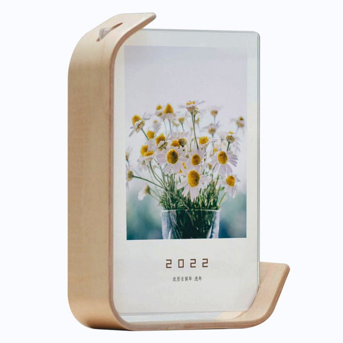 Acrylic Wooden Photo Frame Herbarium Display Calendar DIY Frame