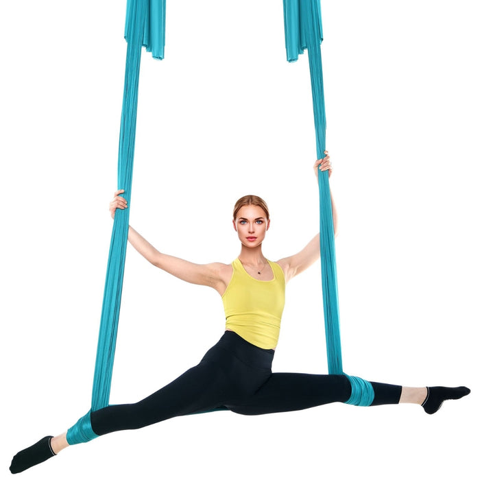 8.7 and 11 Yards Aerial Yoga Hammock & Swing Yoga Starter Kit