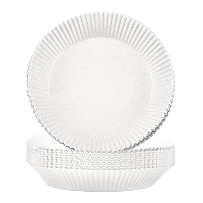 50pcs Air Fryer Disposable Non-Stick Pan Parchment Baking Paper Liner - Available in Round and Square
