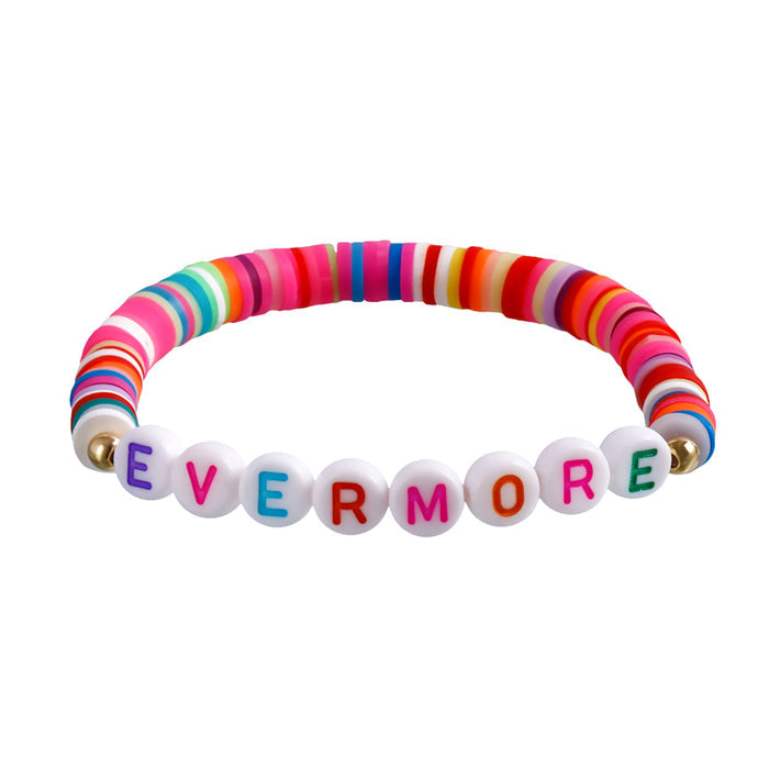 Album Inspired Taylor Concert Friendship Bracelet Polymer Clay Beads