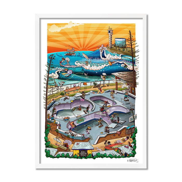 Fine Art Print / A1 (594 x 841mm) Most Popular Size / White