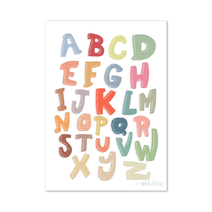 Alphabet Poster