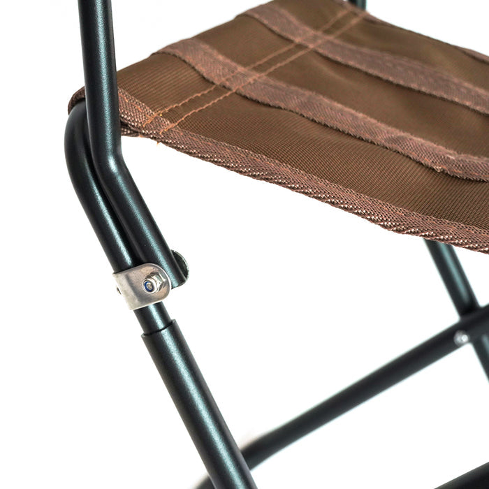 HYPERANGER Aluminum Portable Folding Camp Chair-Khaki