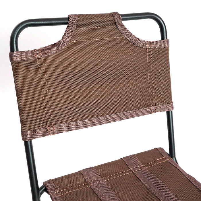 HYPERANGER Aluminum Portable Folding Camp Chair-Khaki