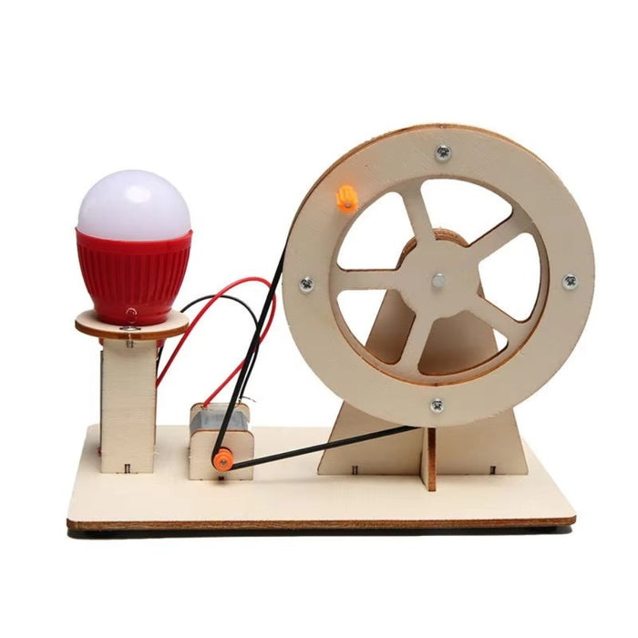 Hand Cranked DIY Generator Kit for Students and Kids
