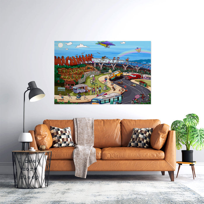 A.N.Z.A.C Walk Wall Decal